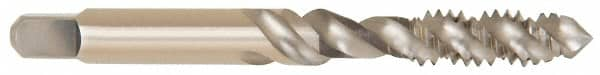 Cleveland - 5/16-24 UNF 3 Flute 3B Plug Spiral Flute Tap - High Speed Steel, Bright Finish, 2.719" OAL, Right Hand Flute, Right Hand Thread, H3, Series 1093/1094 - Makers Industrial Supply