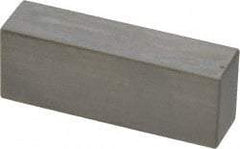 Mitutoyo - 0.5" Rectangular Steel Gage Block - Accuracy Grade 0, Includes Certificate of Inspection - Makers Industrial Supply