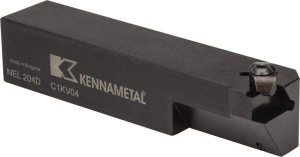 Kennametal - Internal/External Thread, Left Hand Cut, 1-1/4" Shank Width x 1-1/4" Shank Height Indexable Threading Toolholder - 6" OAL, N.4R Insert Compatibility, NE Toolholder, Series Top Notch - Makers Industrial Supply