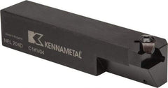 Kennametal - Internal/External Thread, Left Hand Cut, 1-1/4" Shank Width x 1-1/4" Shank Height Indexable Threading Toolholder - 6" OAL, N.4R Insert Compatibility, NE Toolholder, Series Top Notch - Makers Industrial Supply