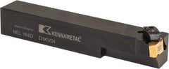 Kennametal - Internal/External Thread, Left Hand Cut, 1" Shank Width x 1" Shank Height Indexable Threading Toolholder - 6" OAL, N.4R Insert Compatibility, NE Toolholder, Series Top Notch - Makers Industrial Supply