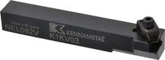 Kennametal - Internal/External Thread, Left Hand Cut, 1/2" Shank Width x 1/2" Shank Height Indexable Threading Toolholder - 3-1/2" OAL, N.2R Insert Compatibility, NE Toolholder, Series Top Notch - Makers Industrial Supply