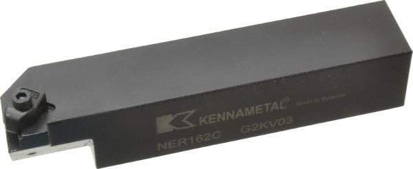 Kennametal - Internal/External Thread, Right Hand Cut, 1" Shank Width x 1" Shank Height Indexable Threading Toolholder - 5" OAL, N.2L Insert Compatibility, NE Toolholder, Series Top Notch - Makers Industrial Supply