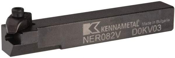 Kennametal - Internal/External Thread, Right Hand Cut, 1/2" Shank Width x 1/2" Shank Height Indexable Threading Toolholder - 3-1/2" OAL, N.2L Insert Compatibility, NE Toolholder, Series Top Notch - Makers Industrial Supply