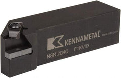 Kennametal - Internal/External Thread, Right Hand Cut, 1-1/4" Shank Width x 1-1/4" Shank Height Indexable Threading Toolholder - 5" OAL, N.4R Insert Compatibility, NS Toolholder, Series Top Notch - Makers Industrial Supply