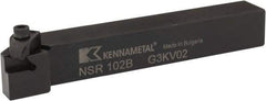 Kennametal - External Thread, Right Hand Cut, 5/8" Shank Width x 5/8" Shank Height Indexable Threading Toolholder - 4-1/2" OAL, N.2R Insert Compatibility, NS Toolholder, Series Top Notch - Makers Industrial Supply