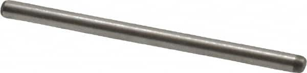 Made in USA - 1/16" Diam x 1" Pin Length 416 Stainless Steel Precision Dowel Pin - Passivated Finish, C 36-42 Hardness, 2 Beveled End - Makers Industrial Supply