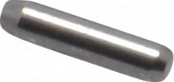 Made in USA - 1/16" Diam x 1/4" Pin Length 416 Stainless Steel Precision Dowel Pin - Passivated Finish, C 36-42 Hardness, 2 Beveled End - Makers Industrial Supply