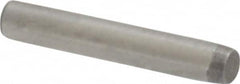 Made in USA - 1/16" Diam x 3/8" Pin Length 416 Stainless Steel Precision Dowel Pin - Passivated Finish, C 36-42 Hardness, 2 Beveled End - Makers Industrial Supply