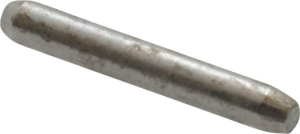 Made in USA - 1/16" Diam x 7/16" Pin Length 416 Stainless Steel Precision Dowel Pin - Passivated Finish, C 36-42 Hardness, 2 Beveled End - Makers Industrial Supply