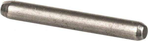 Made in USA - 1/16" Diam x 1/2" Pin Length 416 Stainless Steel Precision Dowel Pin - Passivated Finish, C 36-42 Hardness, 2 Beveled End - Makers Industrial Supply