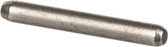 Made in USA - 1/16" Diam x 1/2" Pin Length 416 Stainless Steel Precision Dowel Pin - Passivated Finish, C 36-42 Hardness, 2 Beveled End - Makers Industrial Supply