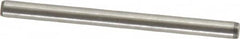 Made in USA - 3/32" Diam x 1-1/4" Pin Length 416 Stainless Steel Precision Dowel Pin - Passivated Finish, C 36-42 Hardness, 2 Beveled End - Makers Industrial Supply