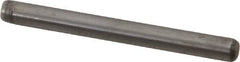 Made in USA - 1/8" Diam x 1-1/4" Pin Length 416 Stainless Steel Precision Dowel Pin - Passivated Finish, C 36-42 Hardness, 2 Beveled End - Makers Industrial Supply