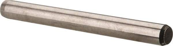 Made in USA - 5/32" Diam x 1-1/2" Pin Length 416 Stainless Steel Precision Dowel Pin - Passivated Finish, C 36-42 Hardness, 2 Beveled End - Makers Industrial Supply