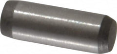 Made in USA - 5/32" Diam x 7/16" Pin Length 416 Stainless Steel Precision Dowel Pin - Passivated Finish, C 36-42 Hardness, 2 Beveled End - Makers Industrial Supply