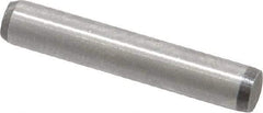 Made in USA - 5/32" Diam x 7/8" Pin Length 416 Stainless Steel Precision Dowel Pin - Passivated Finish, C 36-42 Hardness, 2 Beveled End - Makers Industrial Supply