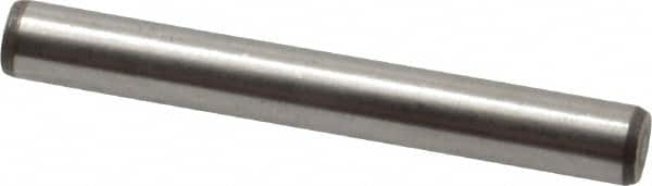 Made in USA - 3/16" Diam x 1-1/2" Pin Length 416 Stainless Steel Precision Dowel Pin - Passivated Finish, C 36-42 Hardness, 2 Beveled End - Makers Industrial Supply