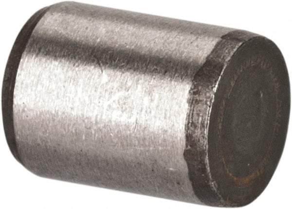 Made in USA - 3/16" Diam x 1/4" Pin Length 416 Stainless Steel Precision Dowel Pin - Passivated Finish, C 36-42 Hardness, 2 Beveled End - Makers Industrial Supply