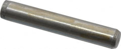 Made in USA - 1/4" Diam x 1-1/2" Pin Length 416 Stainless Steel Precision Dowel Pin - Passivated Finish, C 36-42 Hardness, 2 Beveled End - Makers Industrial Supply