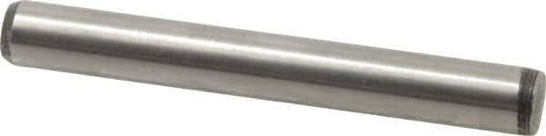 Made in USA - 1/4" Diam x 2" Pin Length 416 Stainless Steel Precision Dowel Pin - Passivated Finish, C 36-42 Hardness, 2 Beveled End - Makers Industrial Supply