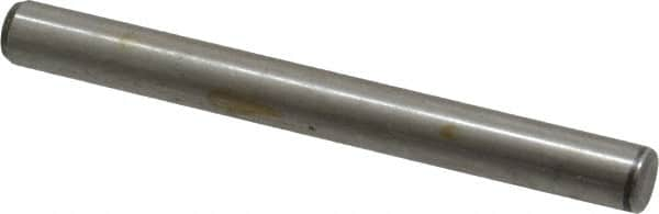 Made in USA - 1/4" Diam x 2-1/2" Pin Length 416 Stainless Steel Precision Dowel Pin - Passivated Finish, C 36-42 Hardness, 2 Beveled End - Makers Industrial Supply