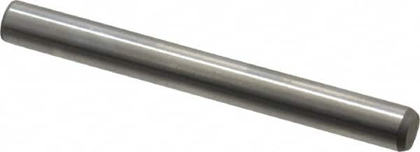 Made in USA - 5/16" Diam x 3" Pin Length 416 Stainless Steel Precision Dowel Pin - Passivated Finish, C 36-42 Hardness, 2 Beveled End - Makers Industrial Supply