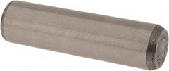 Made in USA - 3/8" Diam x 1-3/8" Pin Length 416 Stainless Steel Precision Dowel Pin - Passivated Finish, C 36-42 Hardness, 2 Beveled End - Makers Industrial Supply