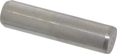 Made in USA - 3/8" Diam x 1-1/2" Pin Length 416 Stainless Steel Precision Dowel Pin - Passivated Finish, C 36-42 Hardness, 2 Beveled End - Makers Industrial Supply