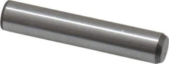 Made in USA - 3/8" Diam x 2" Pin Length 416 Stainless Steel Precision Dowel Pin - Passivated Finish, C 36-42 Hardness, 2 Beveled End - Makers Industrial Supply