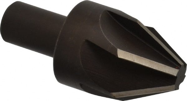 Keo - 1-1/2" Head Diam, 3/4" Shank Diam, 6 Flute 60° High Speed Steel Countersink - Makers Industrial Supply