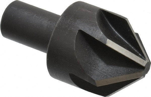 Keo - 1-1/2" Head Diam, 3/4" Shank Diam, 6 Flute 90° High Speed Steel Countersink - Makers Industrial Supply