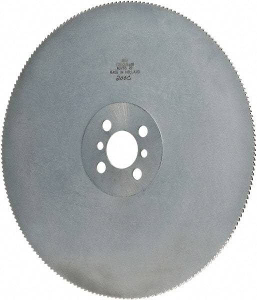 Kinkelder Saw - 350mm Blade Diam, 160 Teeth, High Speed Steel Cold Saw Blade - 40mm Arbor Hole Diam, 2.5mm Blade Thickness - Makers Industrial Supply