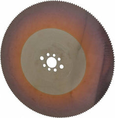 Kinkelder Saw - 350mm Blade Diam, 180 Teeth, High Speed Steel Cold Saw Blade - 32mm Arbor Hole Diam, 2.5mm Blade Thickness - Makers Industrial Supply