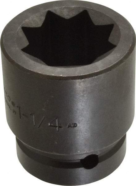 Proto - 1" Drive 1-1/4" Impact Socket - 8 Points, 2-13/16" OAL - Makers Industrial Supply