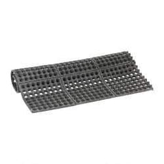 PRO-SAFE - 3' Long x 3' Wide x 5/8" Thick, Anti-Fatigue Modular Matting Tiles - Black, For Dry & Wet Areas, Series Pro-Safe - Makers Industrial Supply