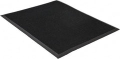 PRO-SAFE - 39 Inch Long x 32 Inch Wide, SBR Rubber Surface, Bristle Surface Entrance Matting - 5/8 Inch Thick, Indoor and Outdoor, SBR Rubber, Black - Makers Industrial Supply