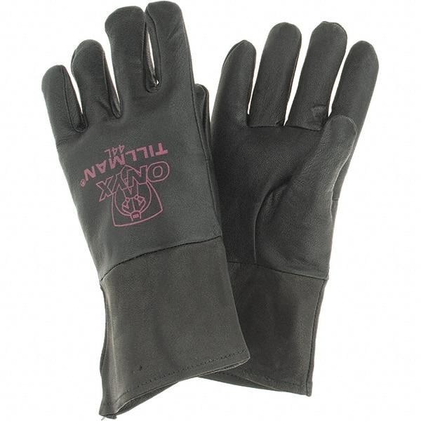 TILLMAN - Welder's & Heat Protective Gloves - UNLINED LRG BLK 1/PR TOP GRAIN KIDSKIN MIG GLV - Makers Industrial Supply