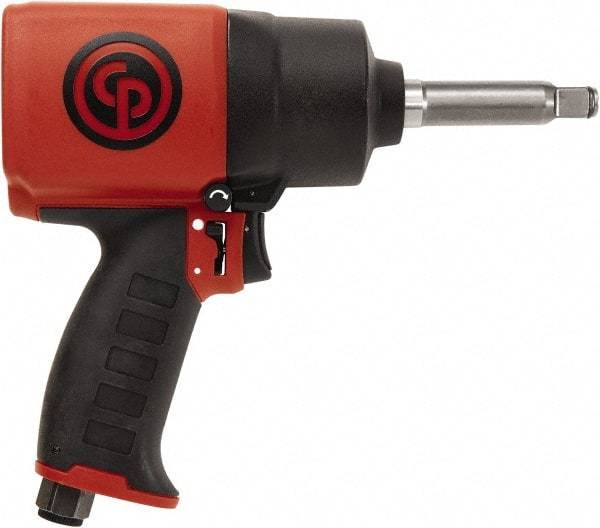 Chicago Pneumatic - 1/2" Drive, 9,000 RPM, 750 Ft/Lb Torque Impact Wrench - Pistol Grip Handle, 1,260 IPM, 19 CFM, 90 psi, 1/4" NPT Inlet - Makers Industrial Supply