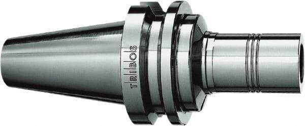 Schunk - CAT50 Taper Shank 5/8" Hole End Mill Holder/Adapter - 63/64" Nose Diam, 150mm Projection, Through Coolant - Exact Industrial Supply