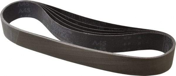 Metabo - 1-1/2" Wide x 30" OAL, 400 Grit, Aluminum Oxide Abrasive Belt - Aluminum Oxide, Coated - Makers Industrial Supply