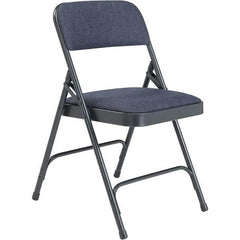 National Public Seating - Folding Chairs Pad Type: Folding Chair w/Fabric Padded Seat Material: Fabric; Steel - Makers Industrial Supply