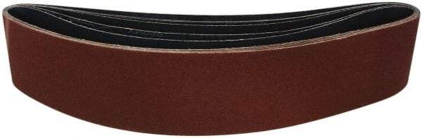 Tru-Maxx - 9" Wide x 48" OAL, 180 Grit, Aluminum Oxide Abrasive Belt - Aluminum Oxide, Fine, Coated, X Weighted Cloth Backing, Dry - Makers Industrial Supply