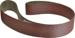 Tru-Maxx - 3" Wide x 79" OAL, 80 Grit, Aluminum Oxide Abrasive Belt - Aluminum Oxide, Medium, Coated, X Weighted Cloth Backing, Dry - Makers Industrial Supply