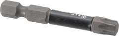 Wera - T40 Torx Bit - 1/4" Hex Drive, 2" OAL - Makers Industrial Supply