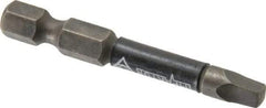 Wera - #3" Square Size Square Recess Bit - 1/4" Hex Drive, 2" OAL - Makers Industrial Supply