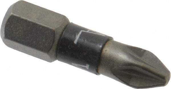 Wera - PZ.2 Posidriv Screwdriver Bit - 1/4" Hex Drive, 1" OAL - Makers Industrial Supply