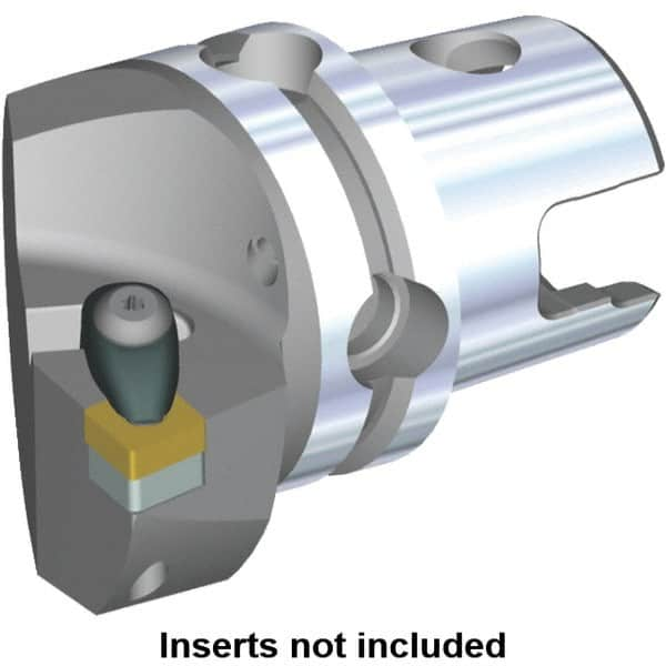 Kennametal - Left Hand Cut, Size KM40, CN.. Insert Compatiblity, Modular Turning & Profiling Cutting Unit Head - 27mm Ctr to Cutting Edge, 45mm Head Length, Through Coolant, Series Kenclamp - Makers Industrial Supply