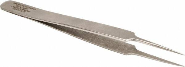 Aven - 4-1/2" OAL 5-SA Precision Tweezers - Tapered Ultra Fine, Subminiature Assembly - Makers Industrial Supply