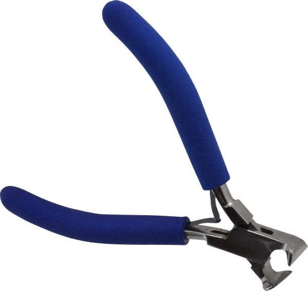 Aven - 4-1/2" OAL, 20 AWG Capacity, Box Joint Cutter - 23/32" Jaw Length x 29/64" Jaw Width, 8° Oblique Head, ESD Cushion Handle - Makers Industrial Supply